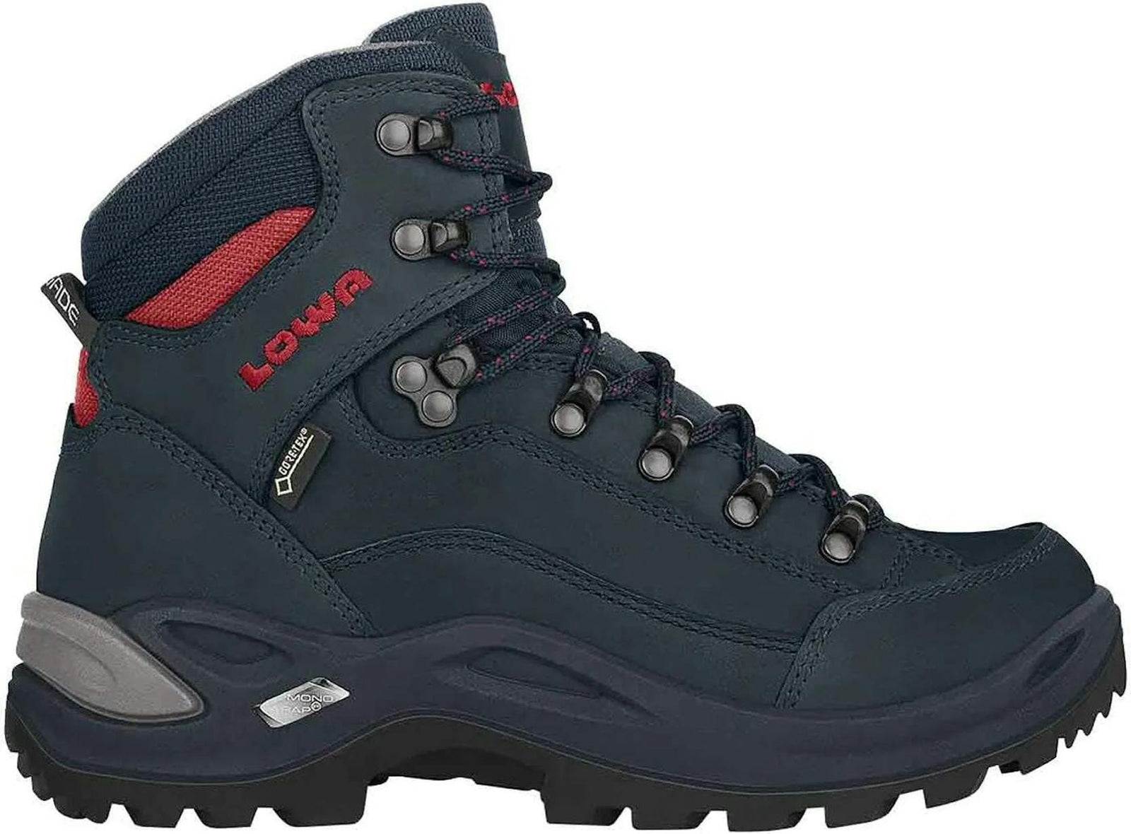 Lowa 女裝 Renegade GTX Mid 中筒登山鞋 - 海軍藍/赤土色