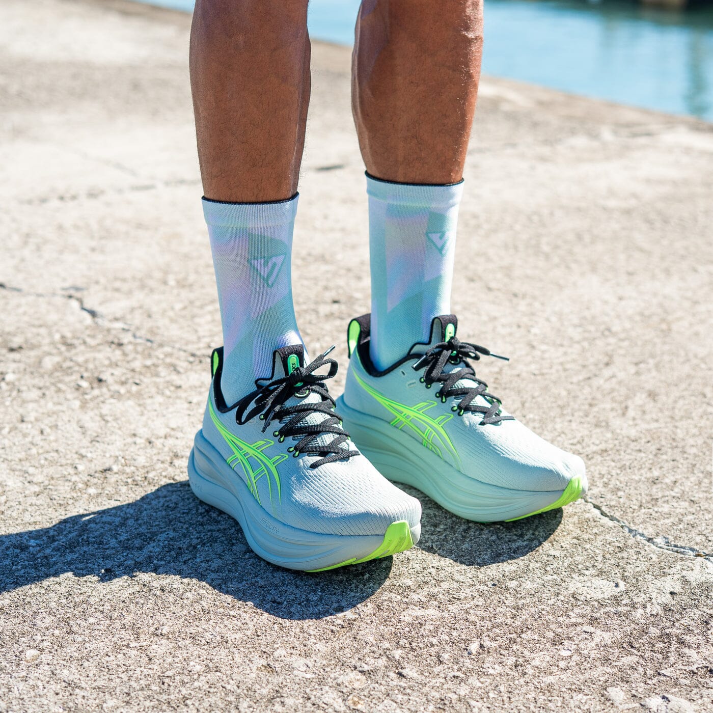 Versus Mint Motion Active Crew Socks 