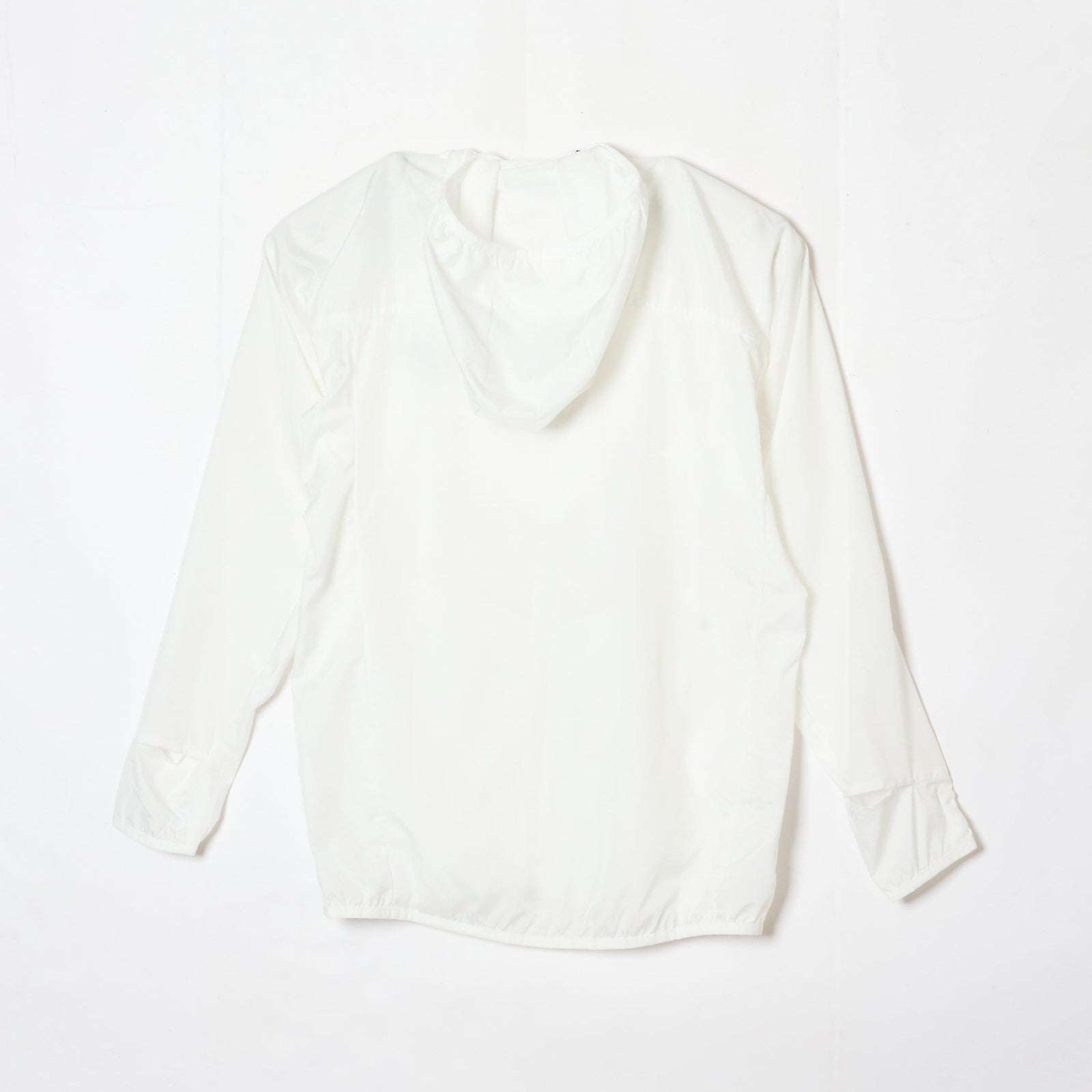 JINGER Unisex's Hooded Running Jacket J-3009 White XS 