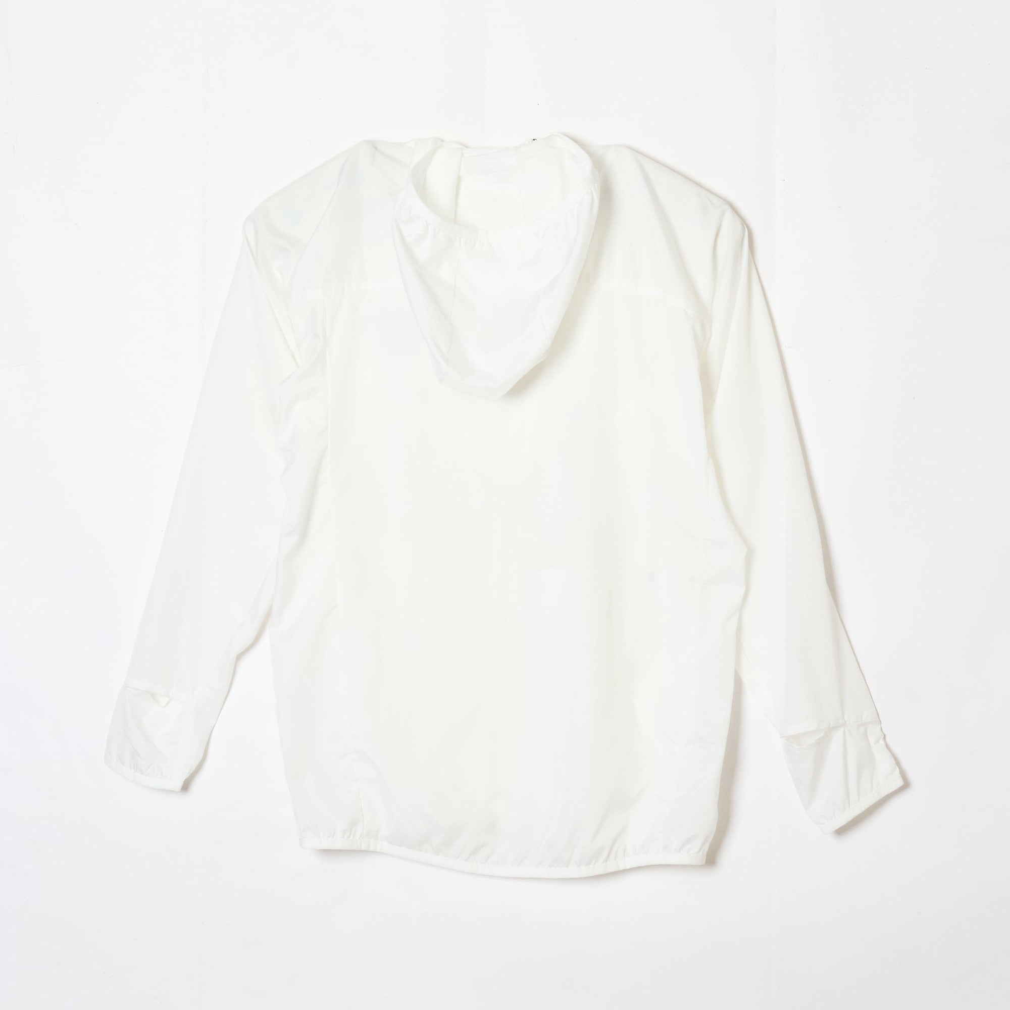 JINGER Unisex's Hooded Running Jacket J-3009 White XS 