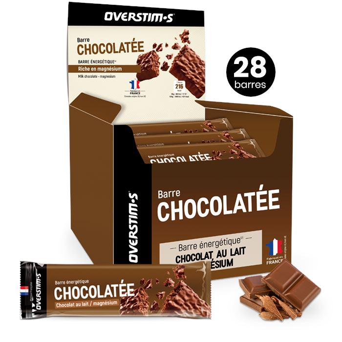 OVERSTIM.s Energy Bar 28 bars Chocolate-magnesium 