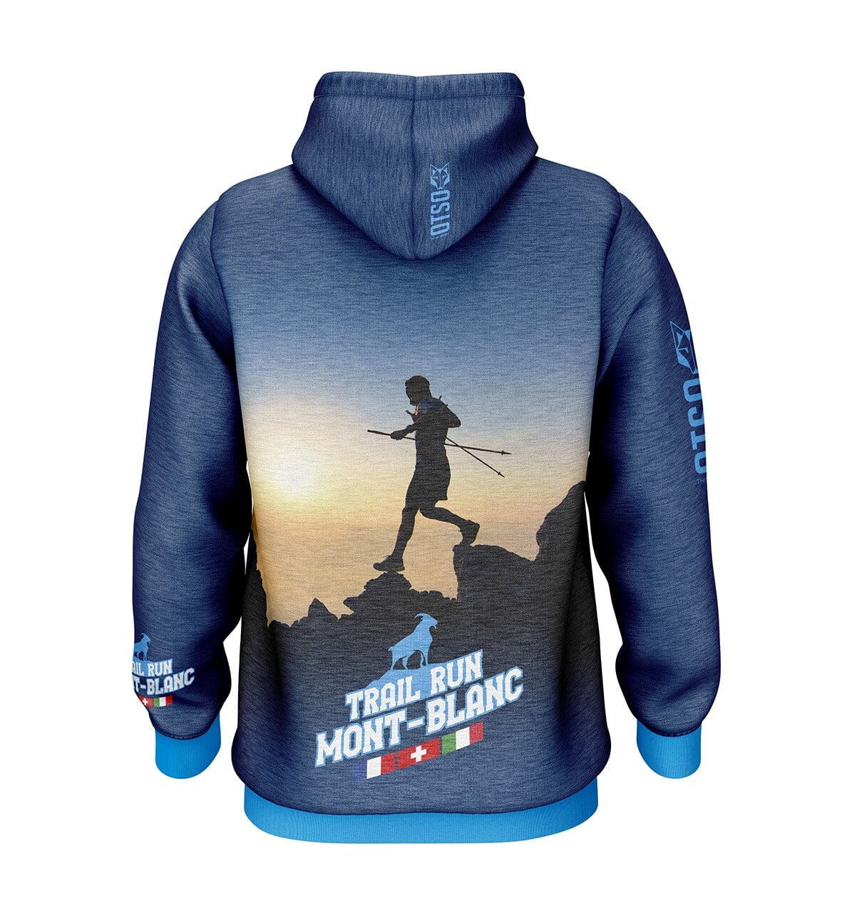 OTSO Men's Sudadera Trail Run Hoodie 