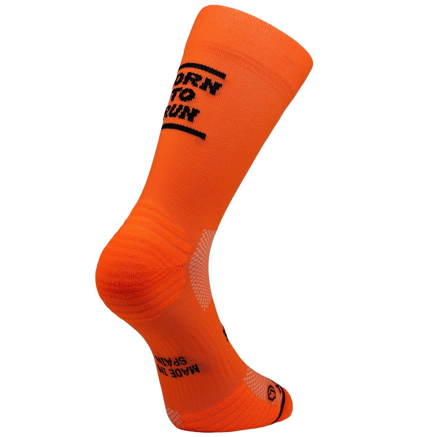 SPORCKS Born To Run Orange - Running Socks Orange XS 35-37 