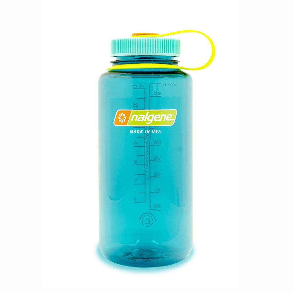 Nalgene 32oz Wide Mouth Sustain Water Bottle Cerulean 