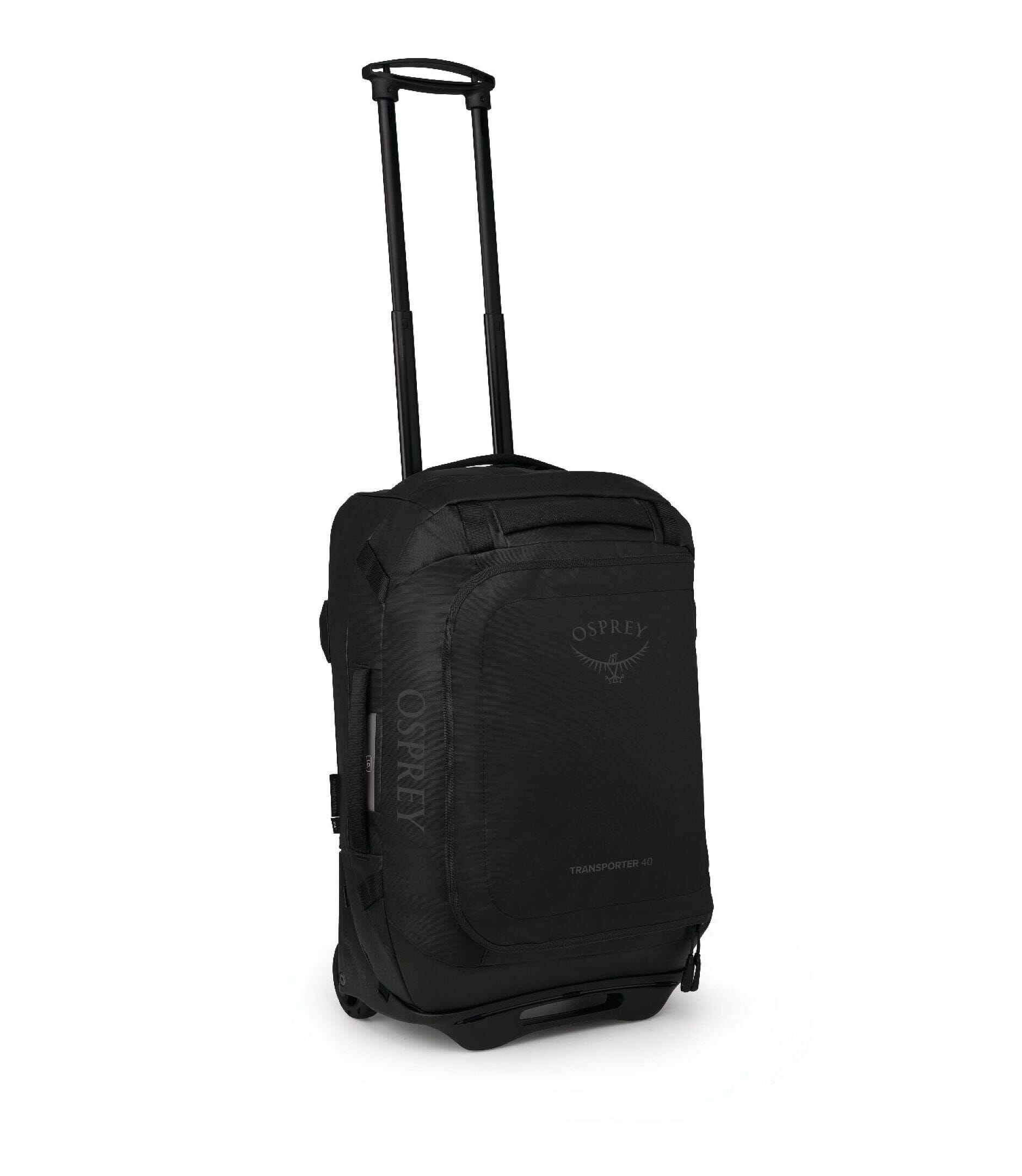 Osprey Transporter Wheeled Duffel 40 (2025) Raven Black/Black 