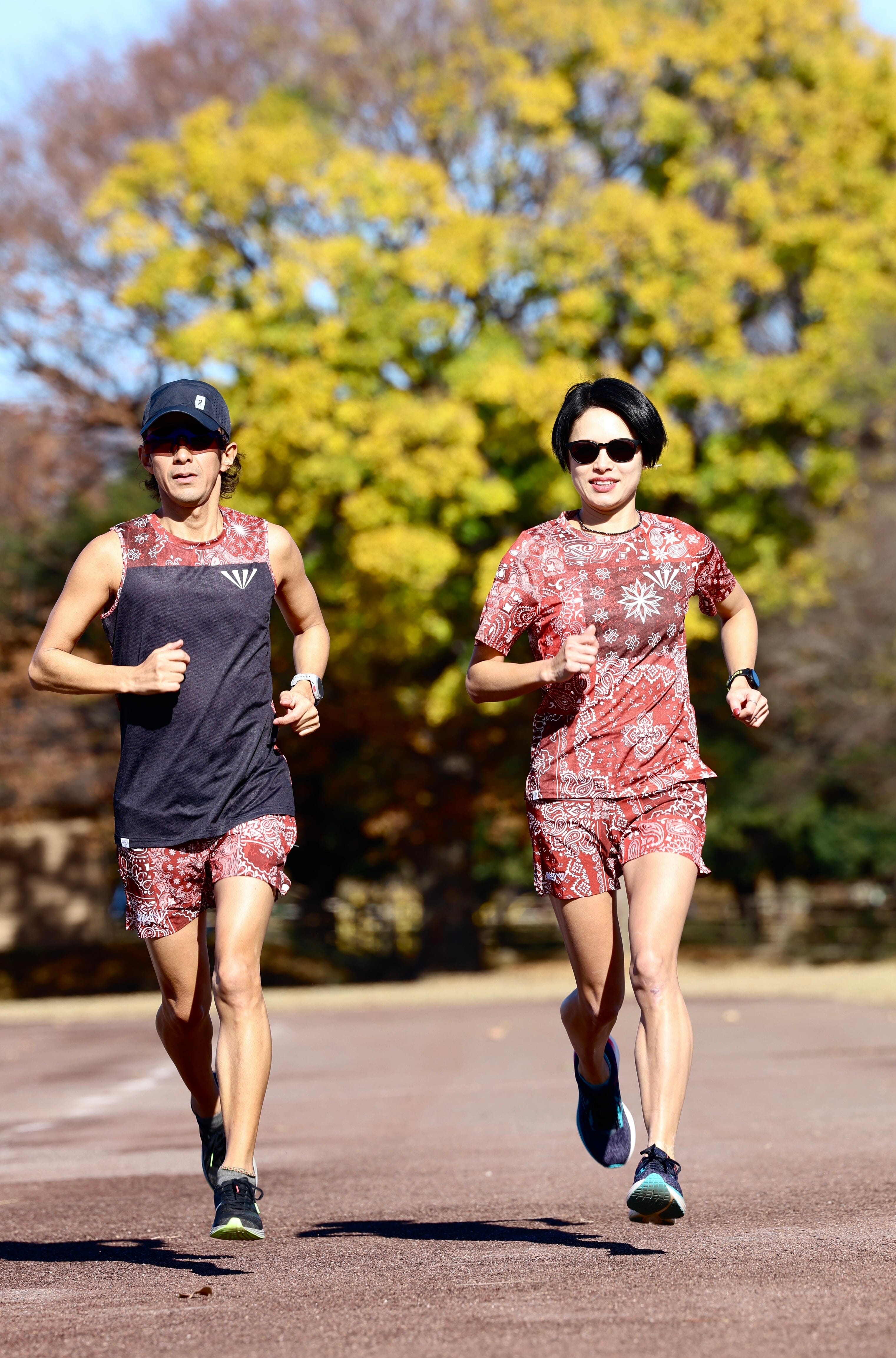 JINGER Unisex Multi-Pocket Running Shorts J-2072 