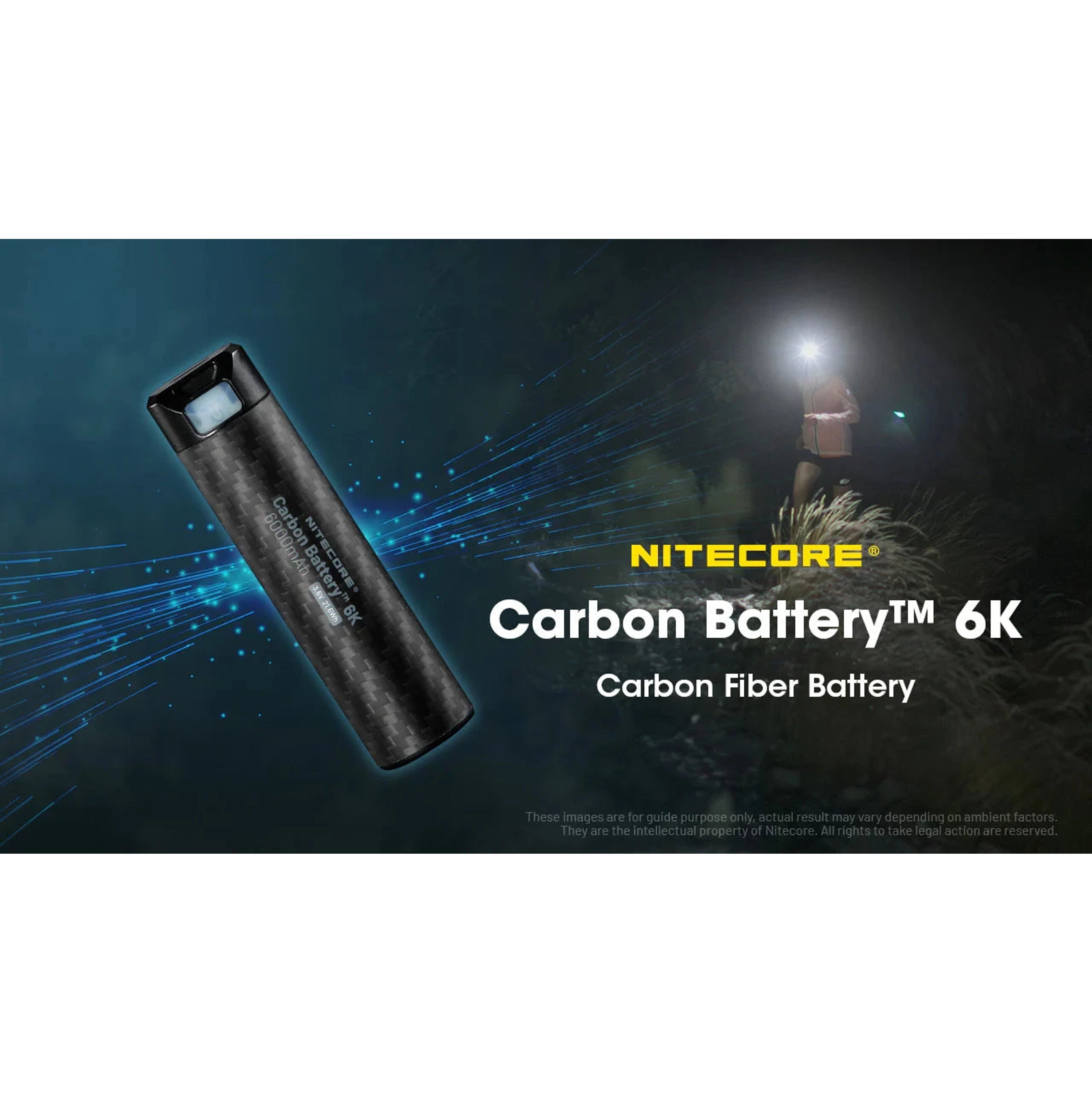 Nitecore Carbon Battery 6K USB-C 6000mAh Power Bank 