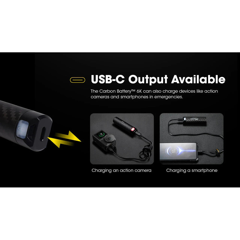 Nitecore Carbon Battery 6K USB-C 6000mAh Power Bank 