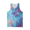JINGER Men's Seamless Running Tank Top JM-4029 BLUE S 