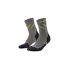 CEP Core Run Edt. Elliptic Compression Mid Cut Socks, Men Dark Grey/Lime III 