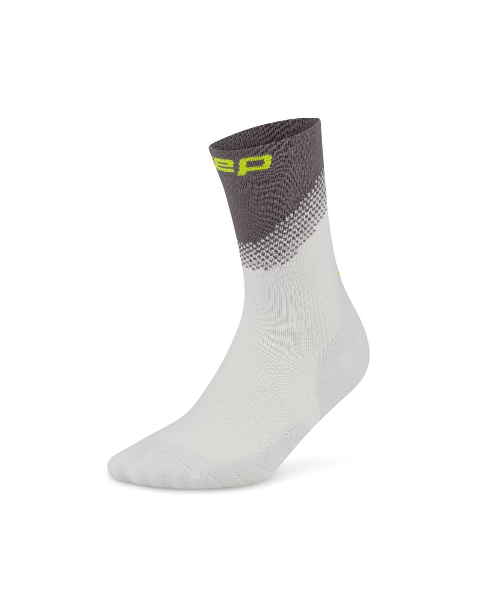 CEP Run Edt. Split Mid Cut Compression Socks, Men – Grey