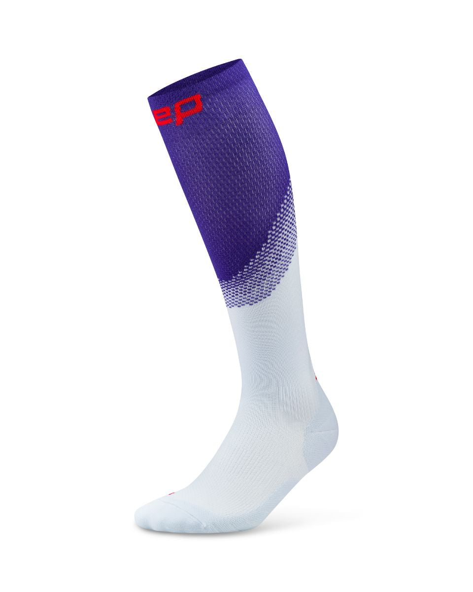CEP Run Edt. Split Tall Compression Socks, Women – Light Blue