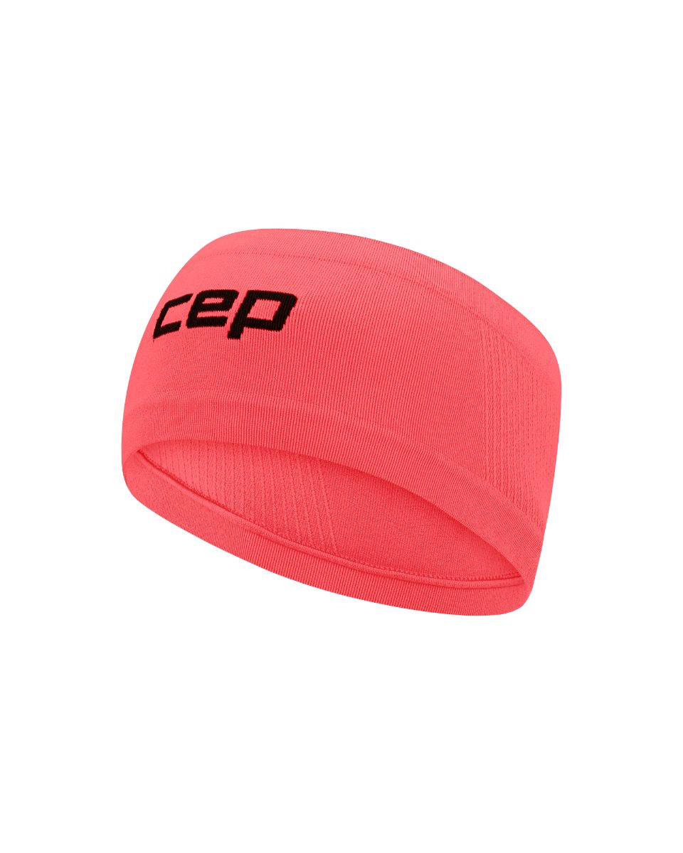CEP Run Headband 3.0, Unisex – Neon Coral