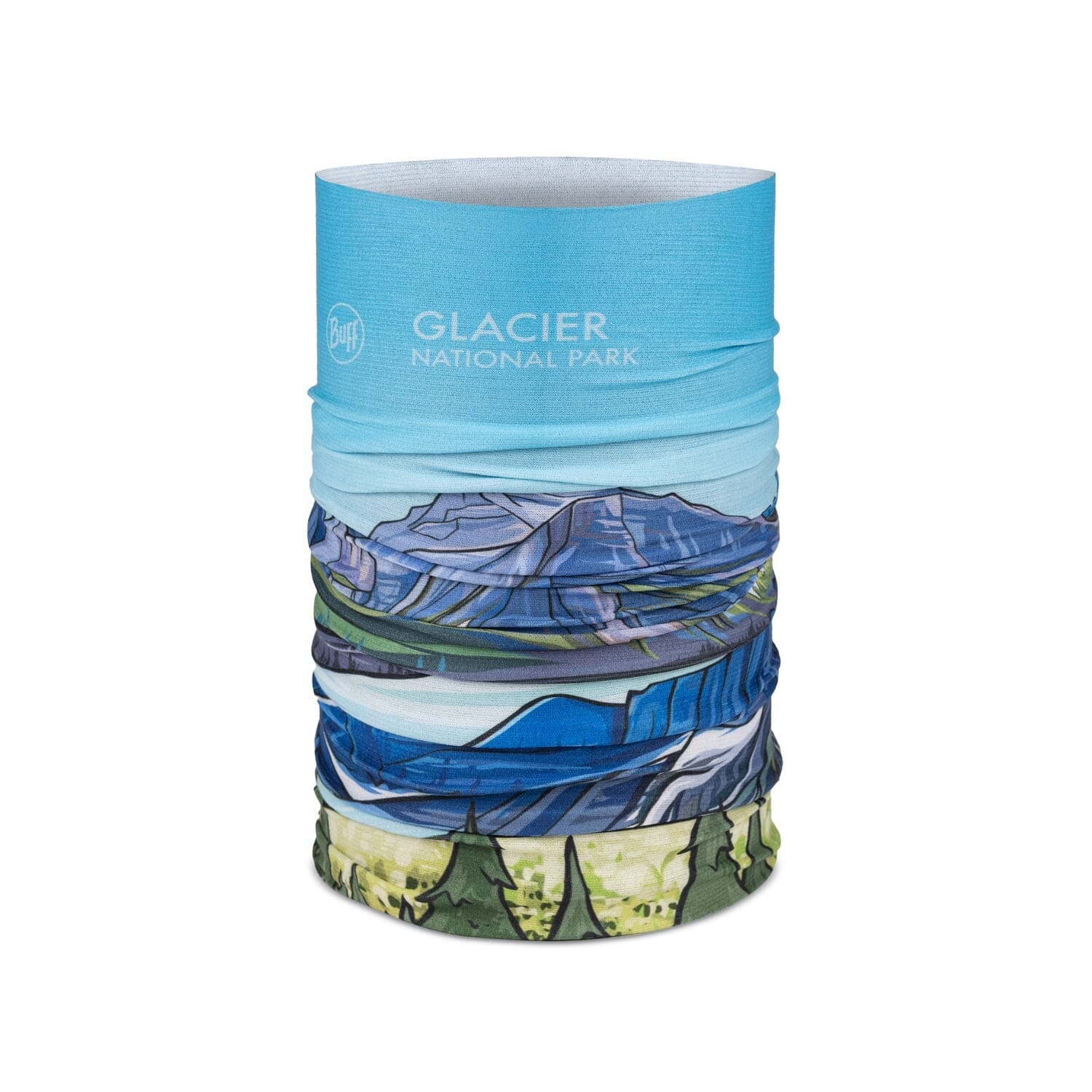 BUFF CoolNet UV+ National Park Neckwear - Glacier