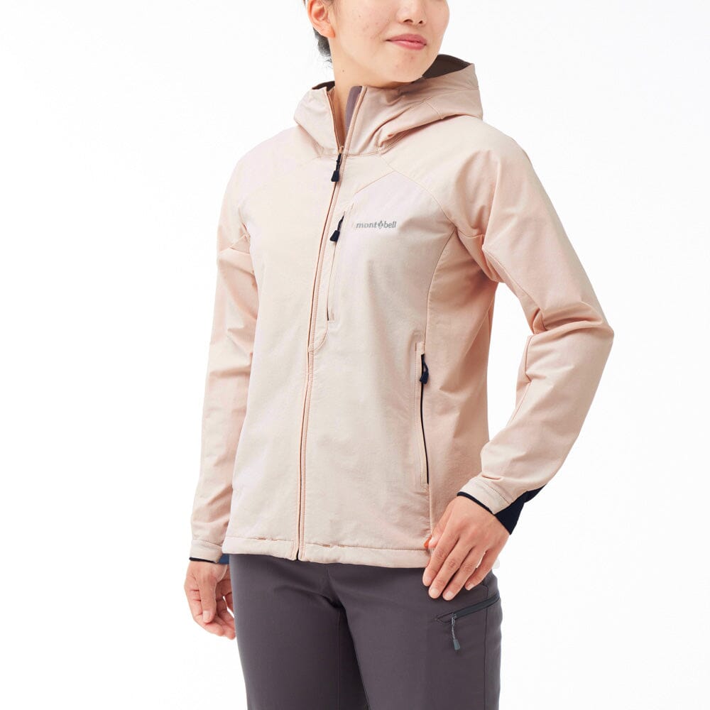 Montbell CLIMAPRO 200 Hooded Jacket Women's Coral Pink S 