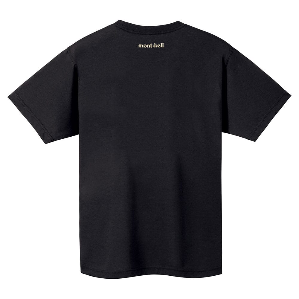 Montbell Wickron Tee Monta Bear Face Unisex Black S 