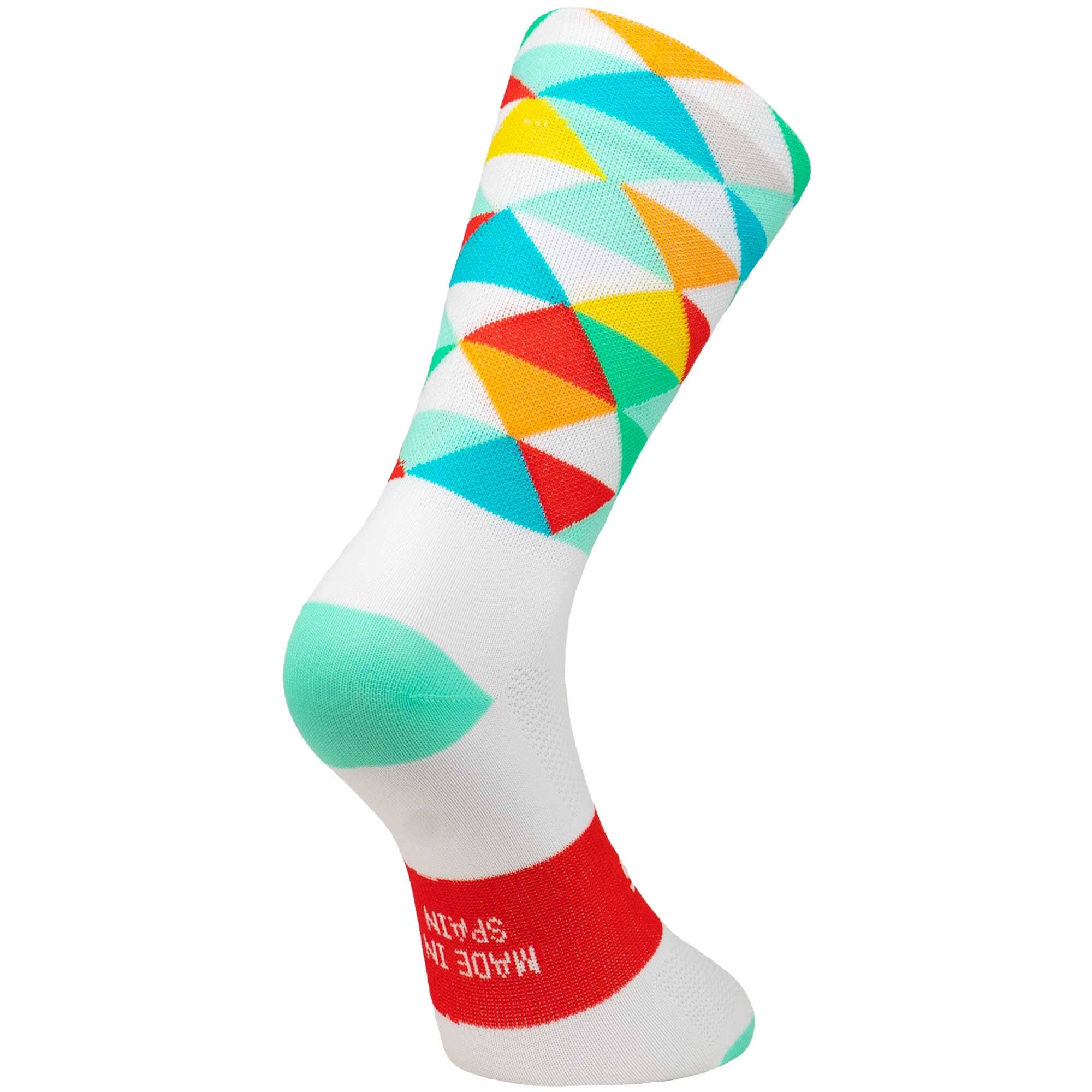 SPORCKS Coll De Rates Green - Cycling Socks Green XS 35-37 