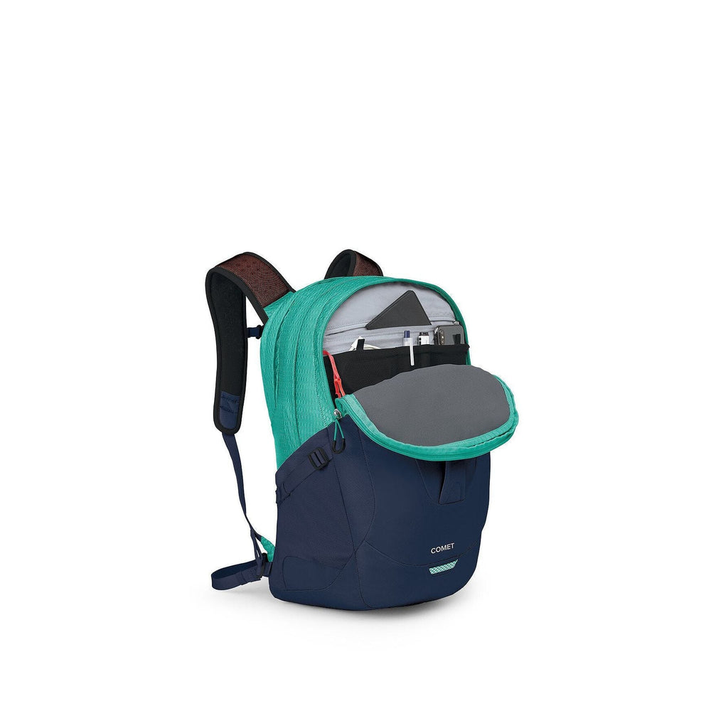 backpack osprey comet 30 ii A laptop compartment and plenty of pockets provide the space you need without being excessive Osprey Comet 30 Backpack -