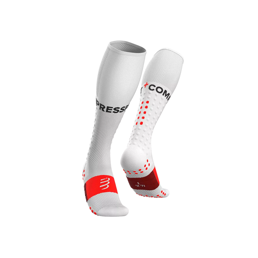 Compressport Full Socks Run Whtie T1 