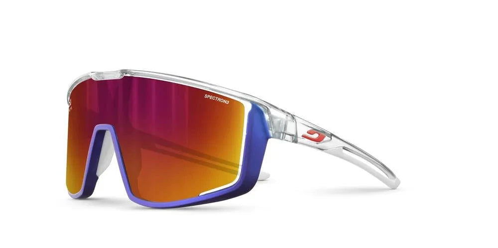 Julbo Fury Photochromic Sunglasses Crystal / Metalic Blue RED SP3CF One Size