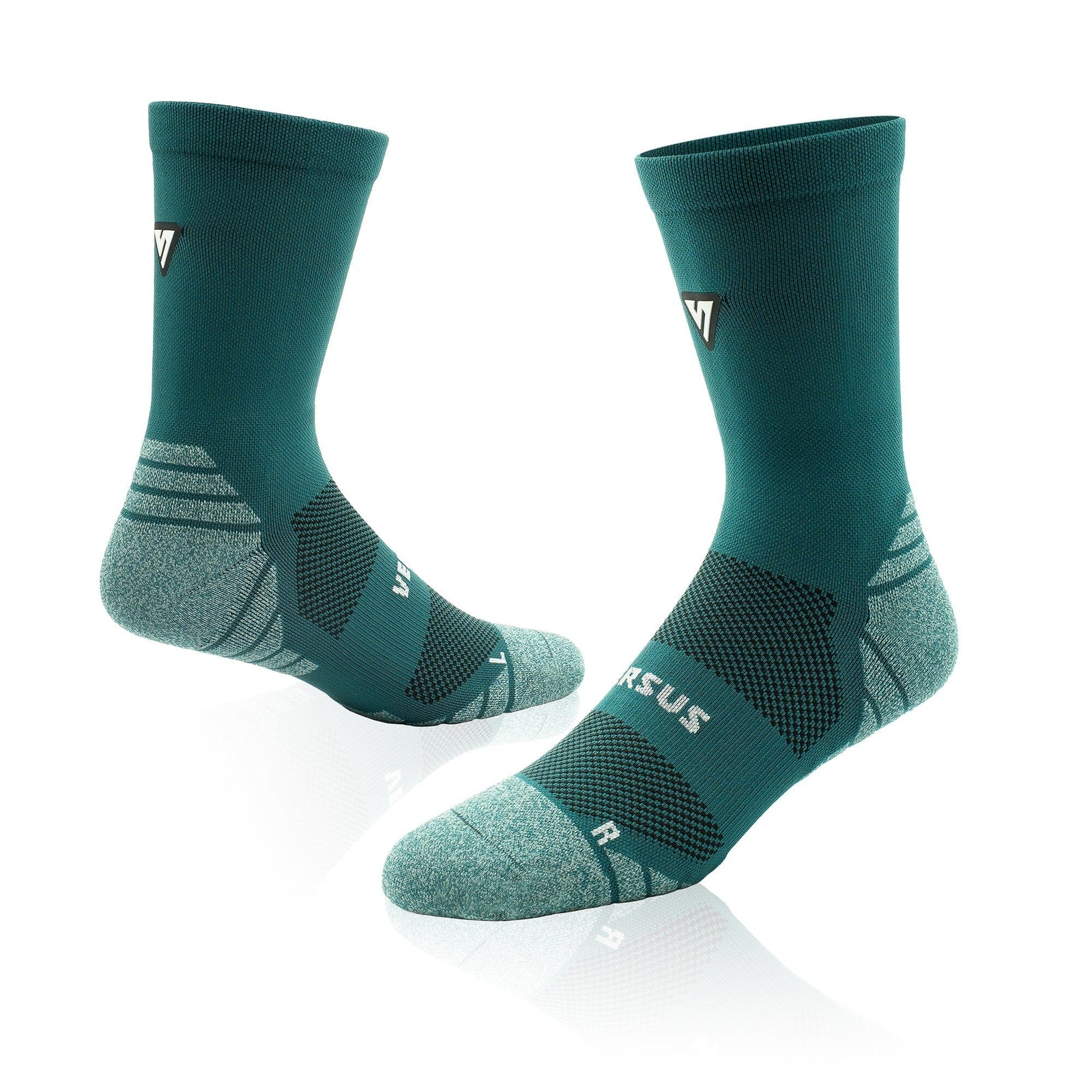 Versus Classic Teal Active Crew Tab Socks Classic Teal 4-7 