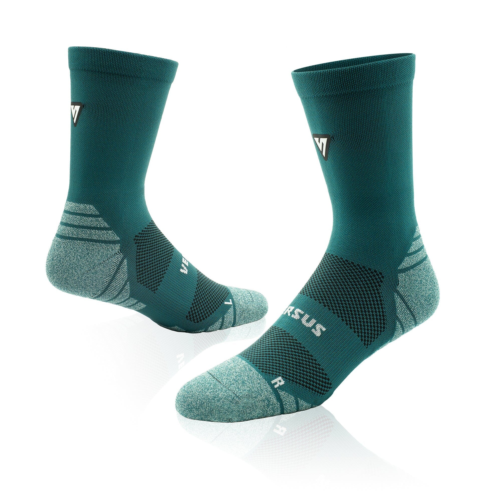 Versus Classic Teal Active Crew Tab Socks Classic Teal 4-7 
