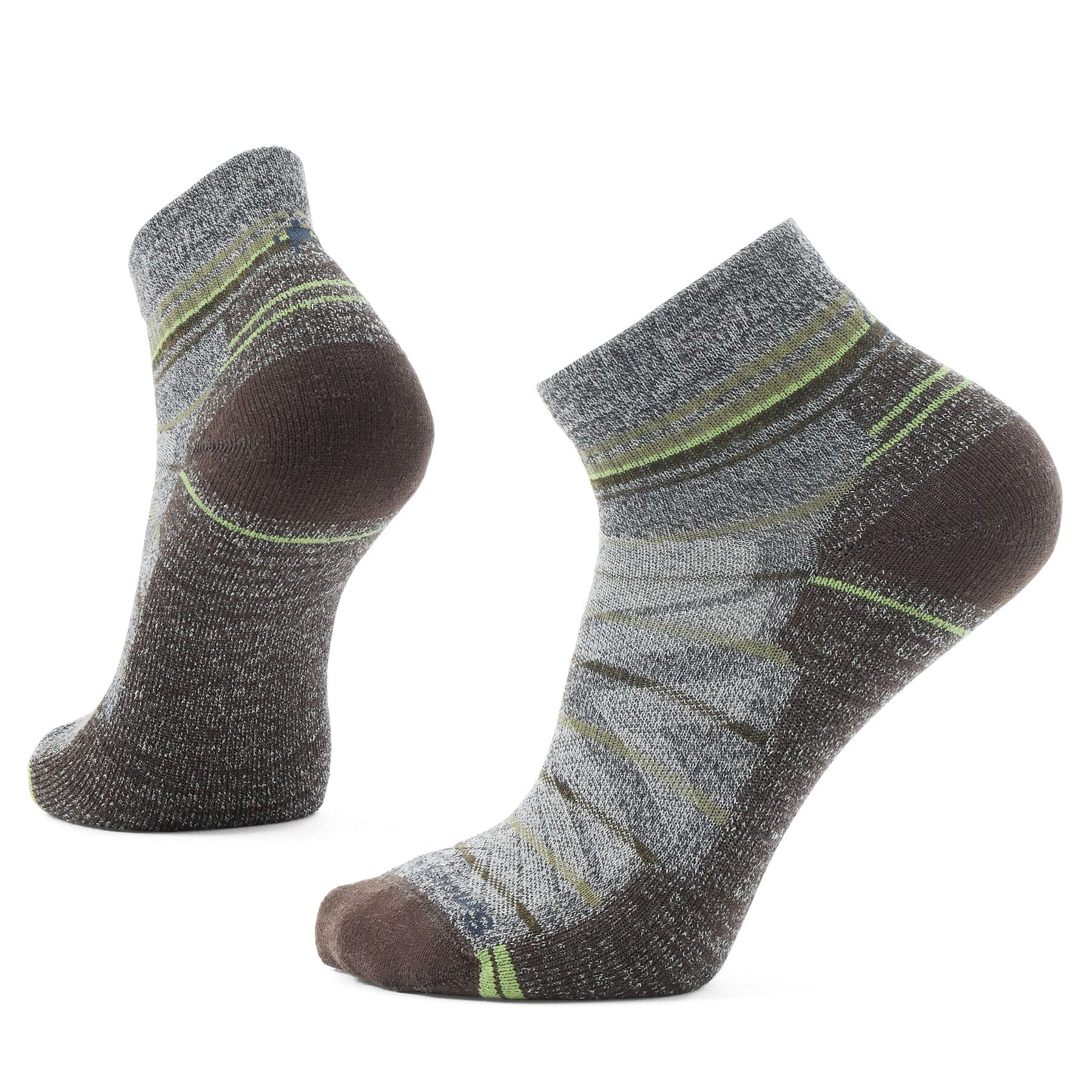 Smartwool Hike Light Cushion Pattern Ankle Socks Ash/Charcoal M (EU 38-41) 