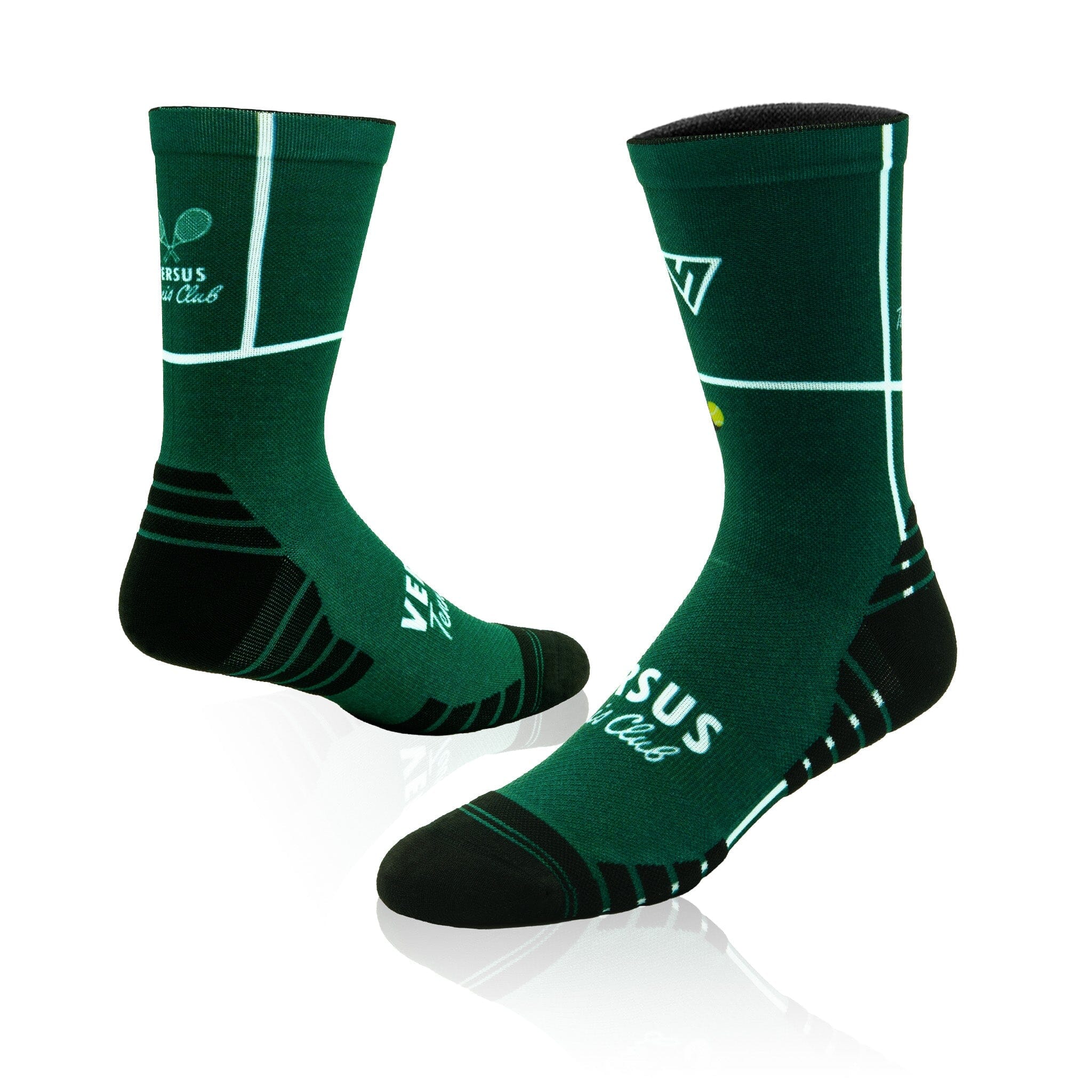 Versus Retro Tennis Active Crew Socks Retro Tennis 4-7 