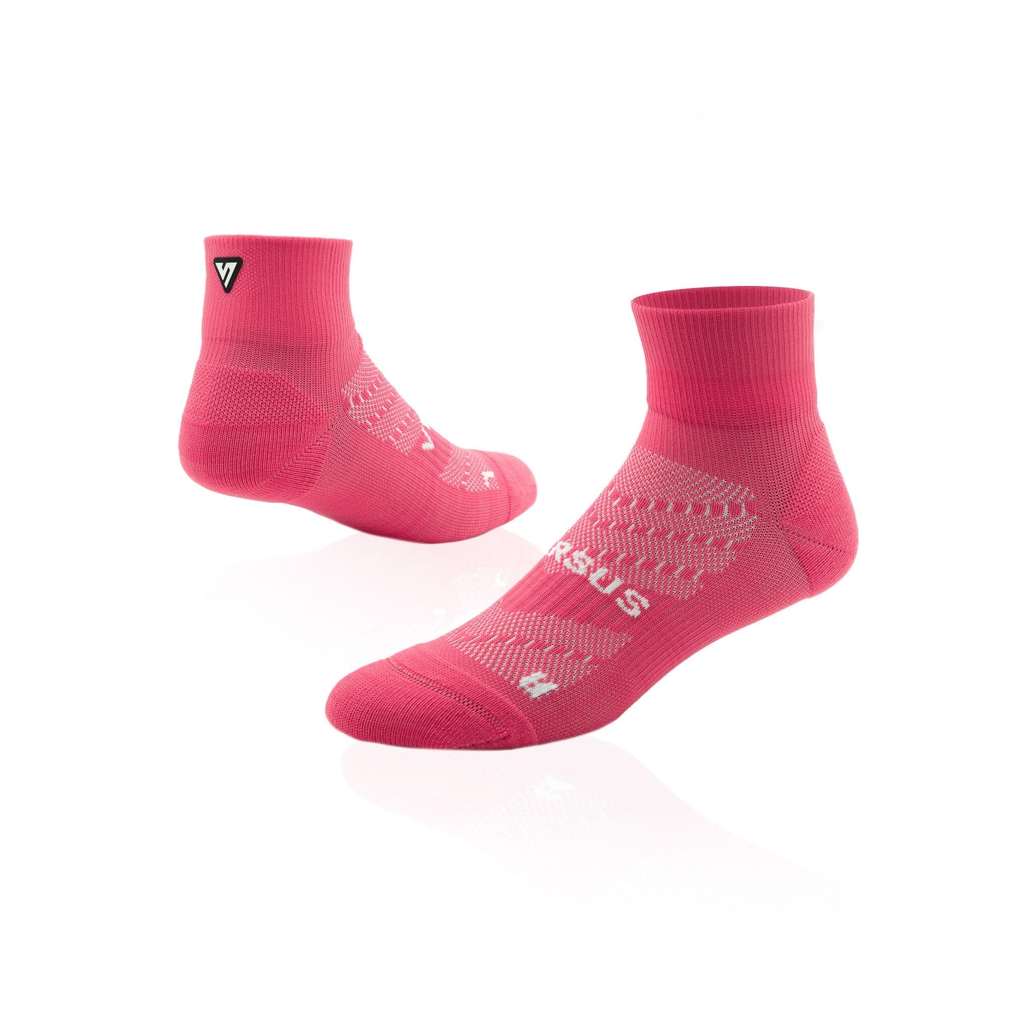 Versus Popsicle Pink Running Quarter Socks Popsicle Pink 4-7 