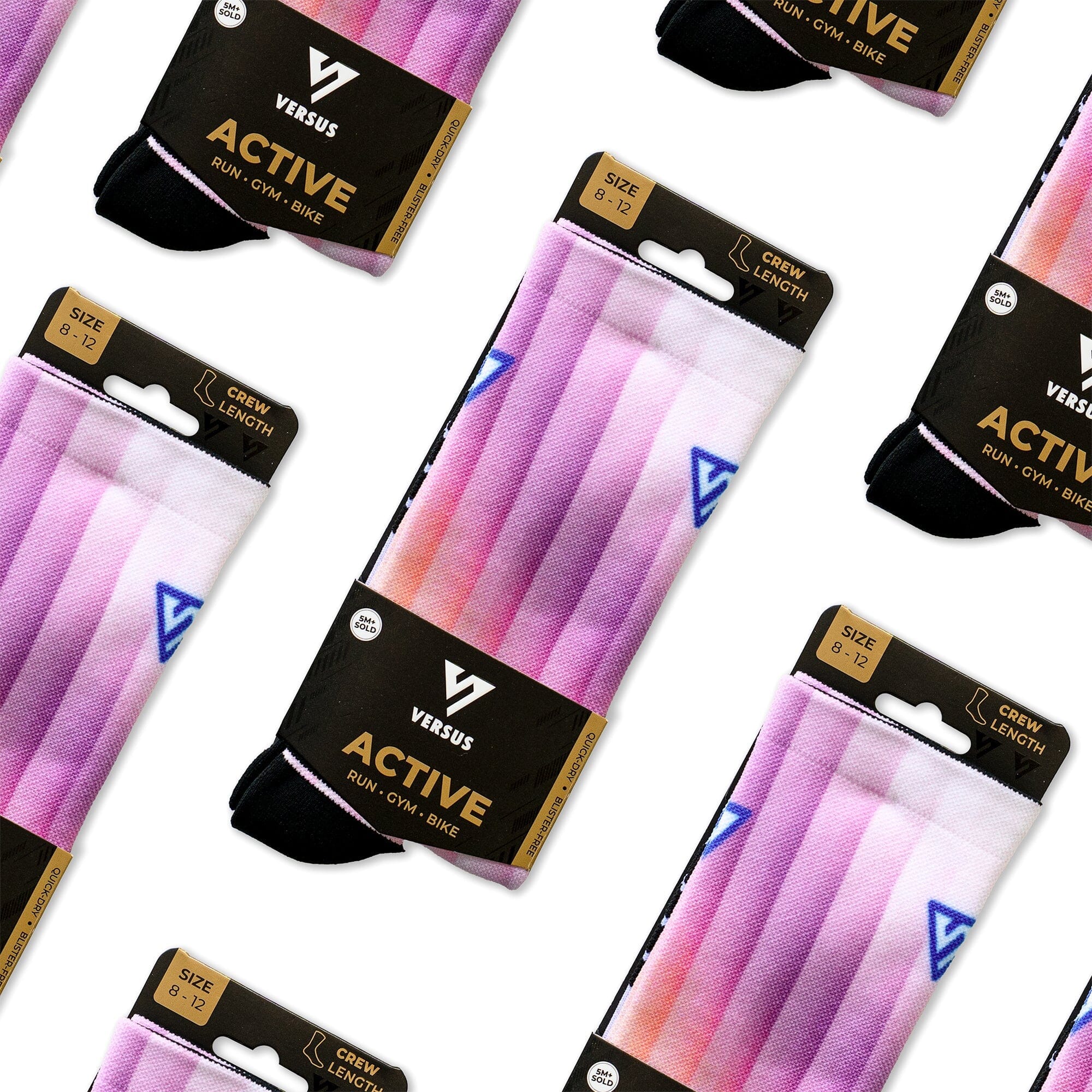 Versus Glide Active Crew Socks 