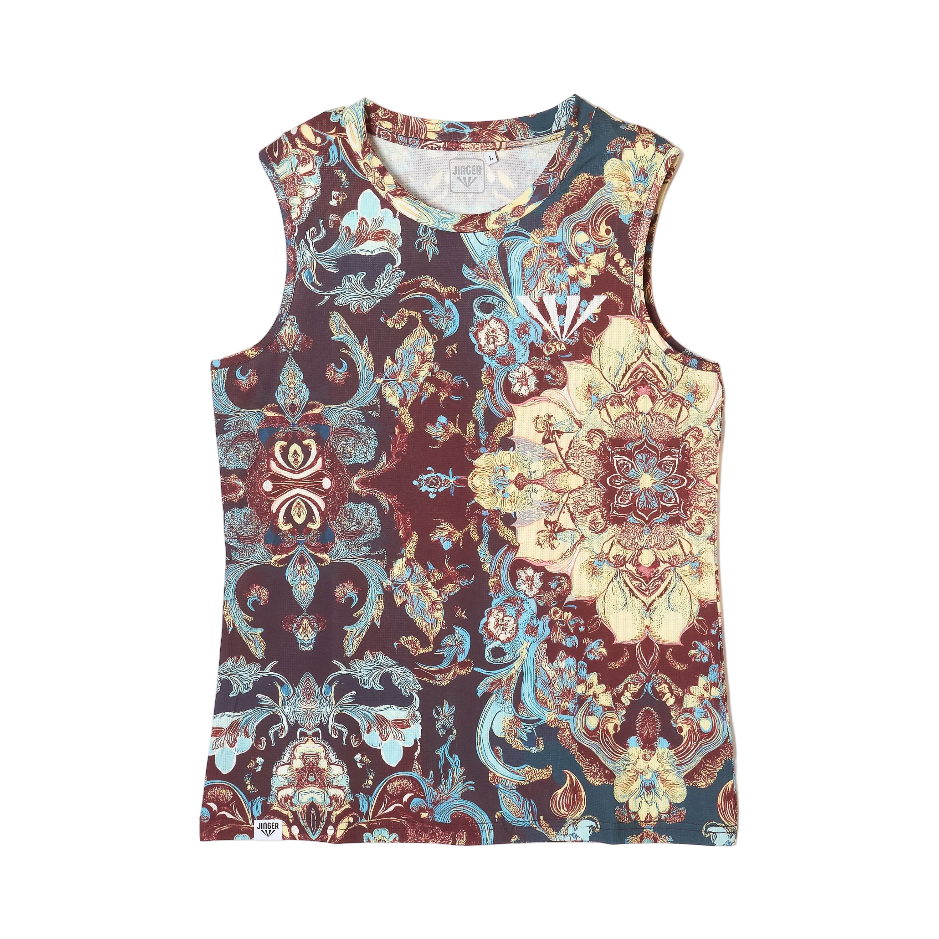 Jinger Women's Tanktop JF-6023 Brown S 