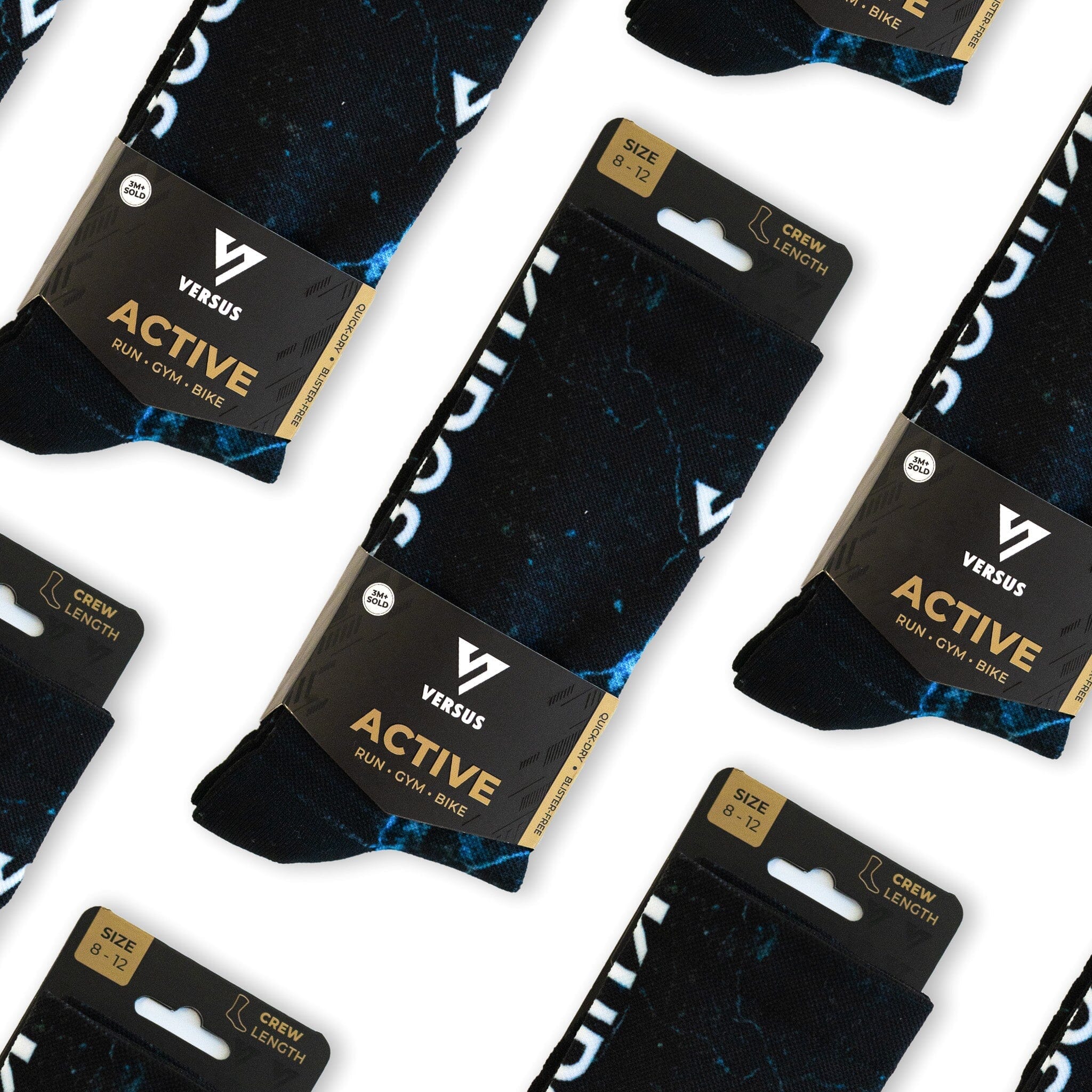 Versus Kudos 2.0 Active Crew Socks 