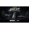 Nitecore EDC37 8000 Lumen USB-C Rechargeable Flat EDC Flashlight 