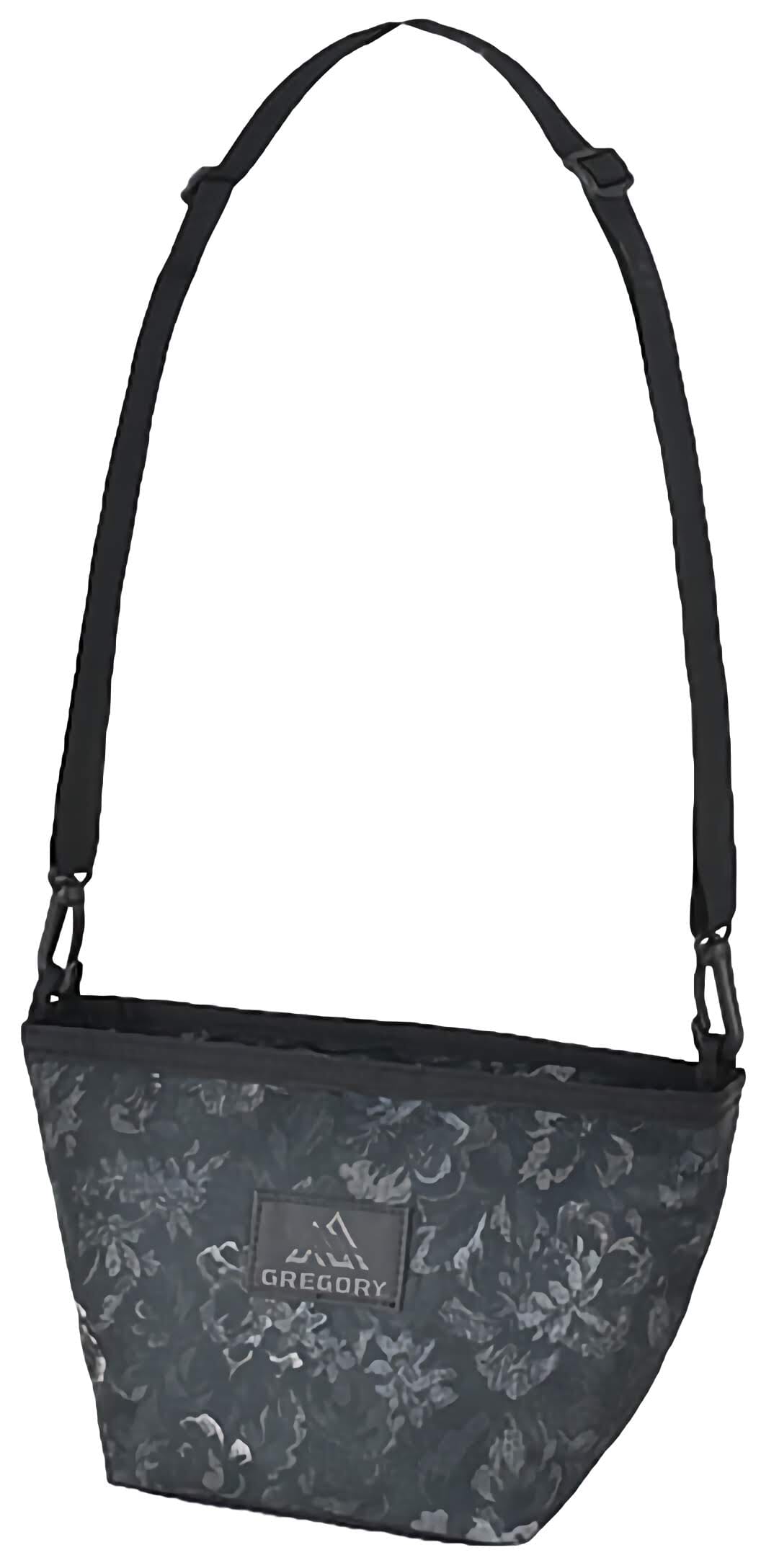 Gregory Easy Shoulder Messenger Bag Black Tapestry 