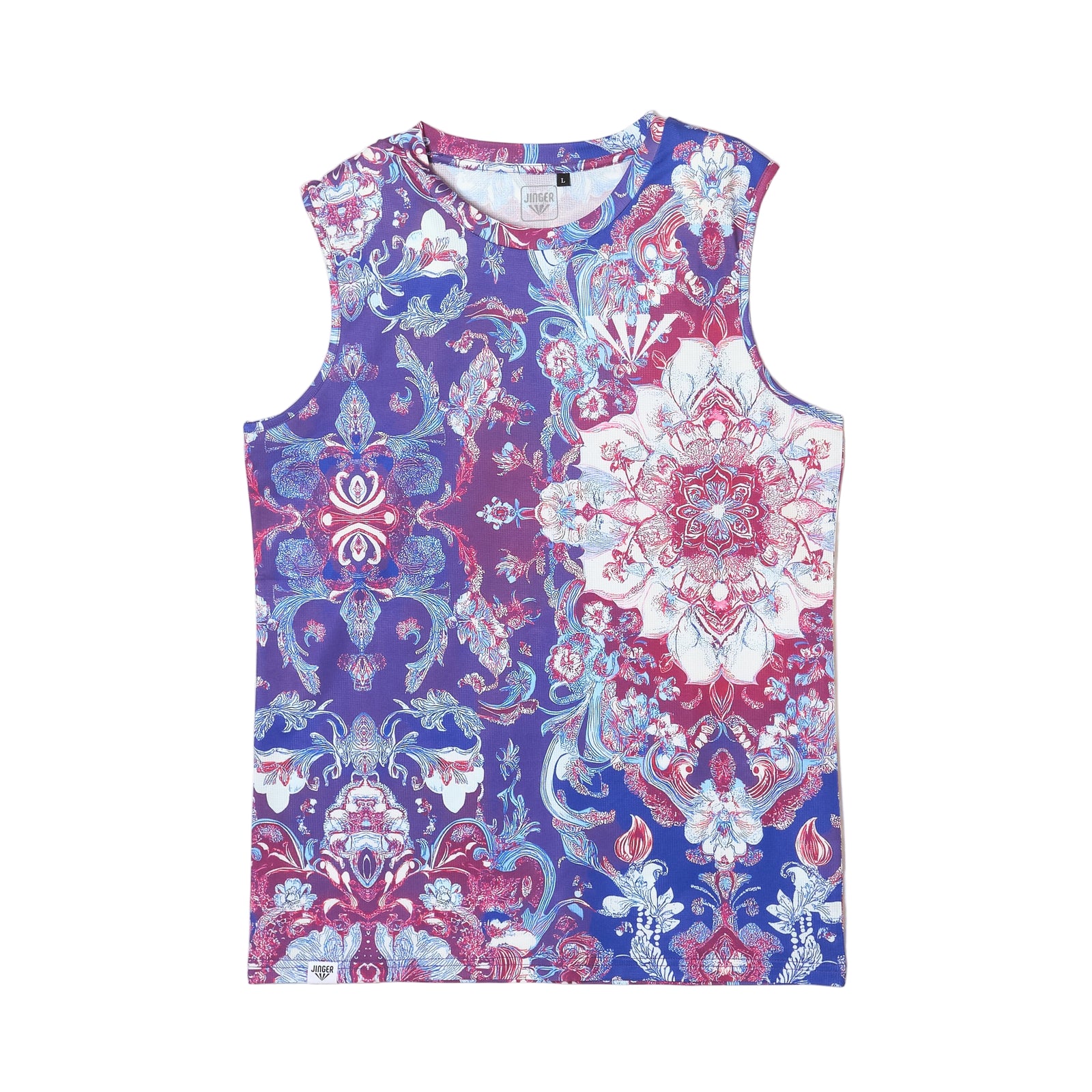 Jinger Men's Tanktop JM-6023 Purple S 