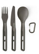 Sea to Summit Frontier Ultralight 3-Piece Cutlery Set Anodised Grey 