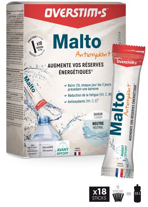 OVERSTIM.s Antioxidant Malto Sticks Box of 18 