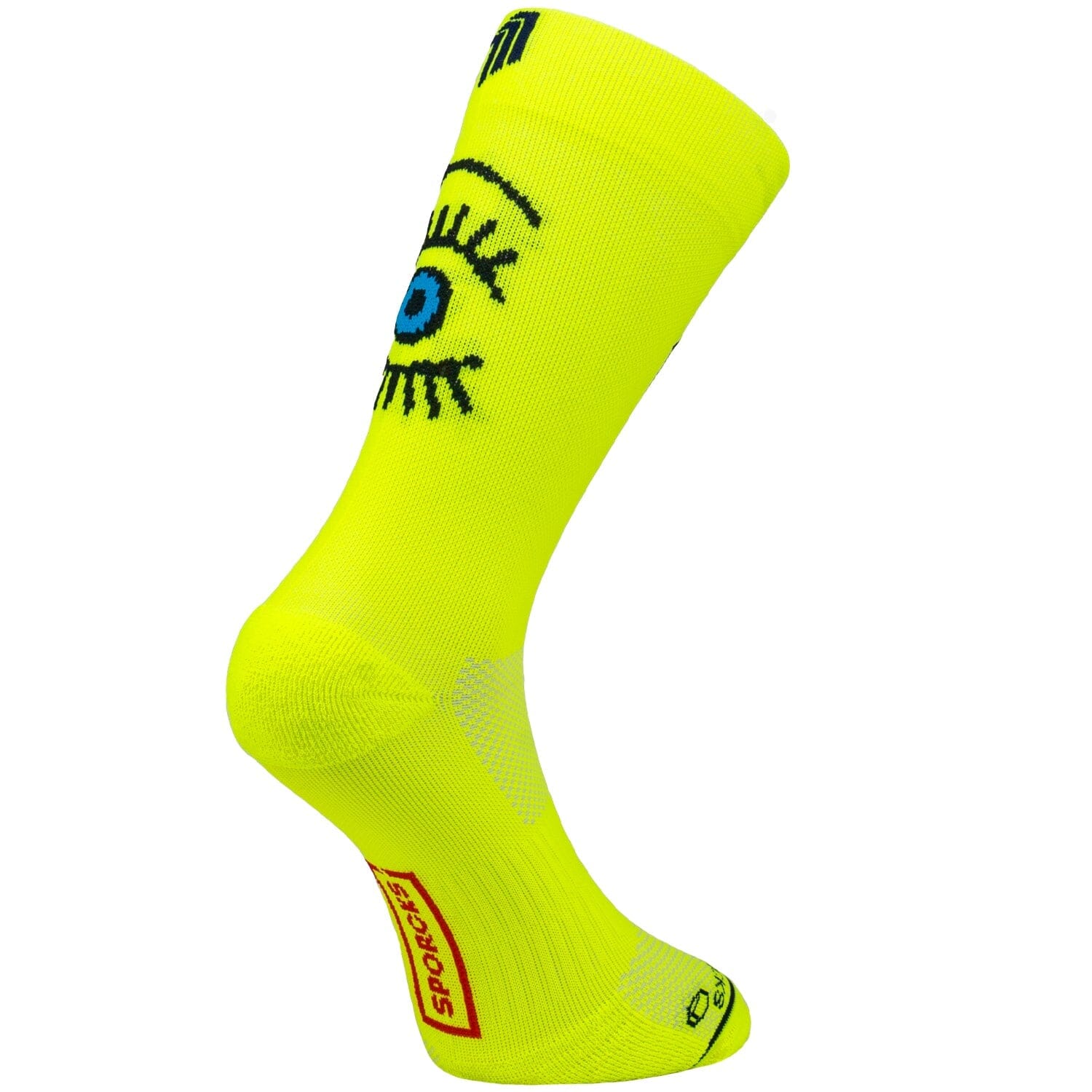 SPORCKS Eye Yellow - Running Socks Yellow XS 35-37 