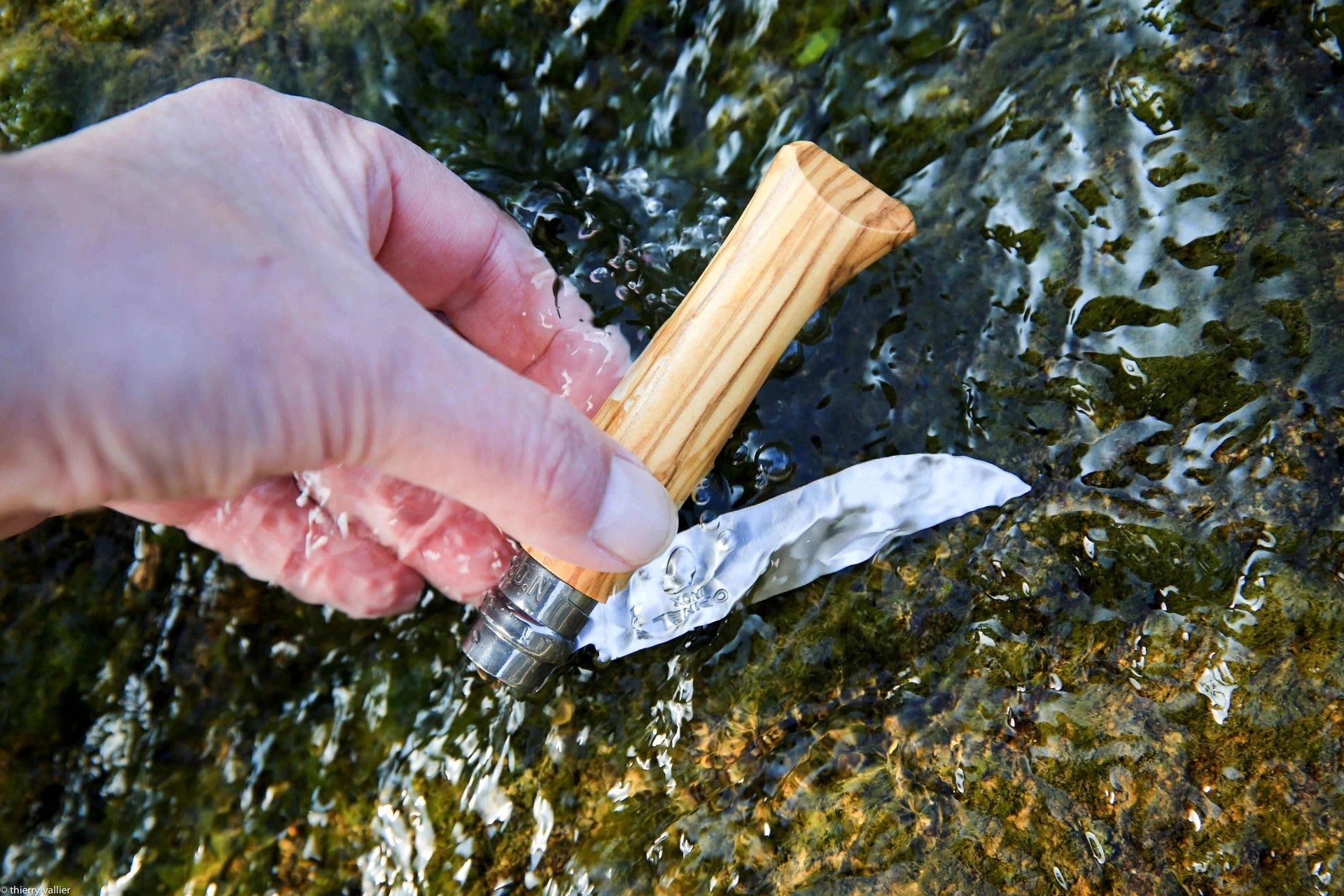 Opinel Pocket Knife N°08 Olive Wood 