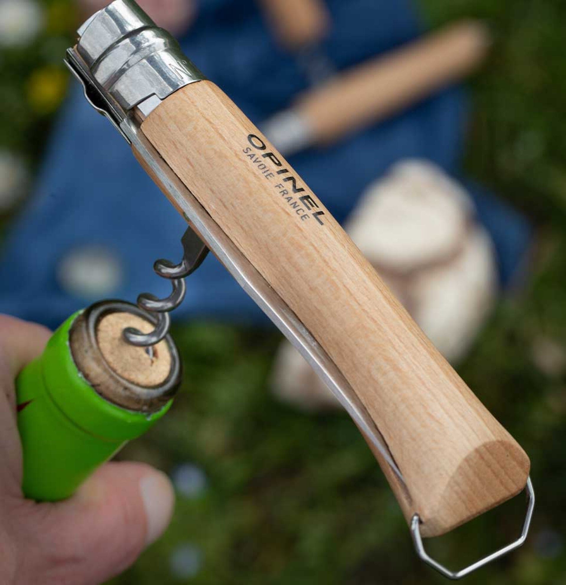 Opinel Pocket Knife N°10 Corkscrew Bottle Opener 