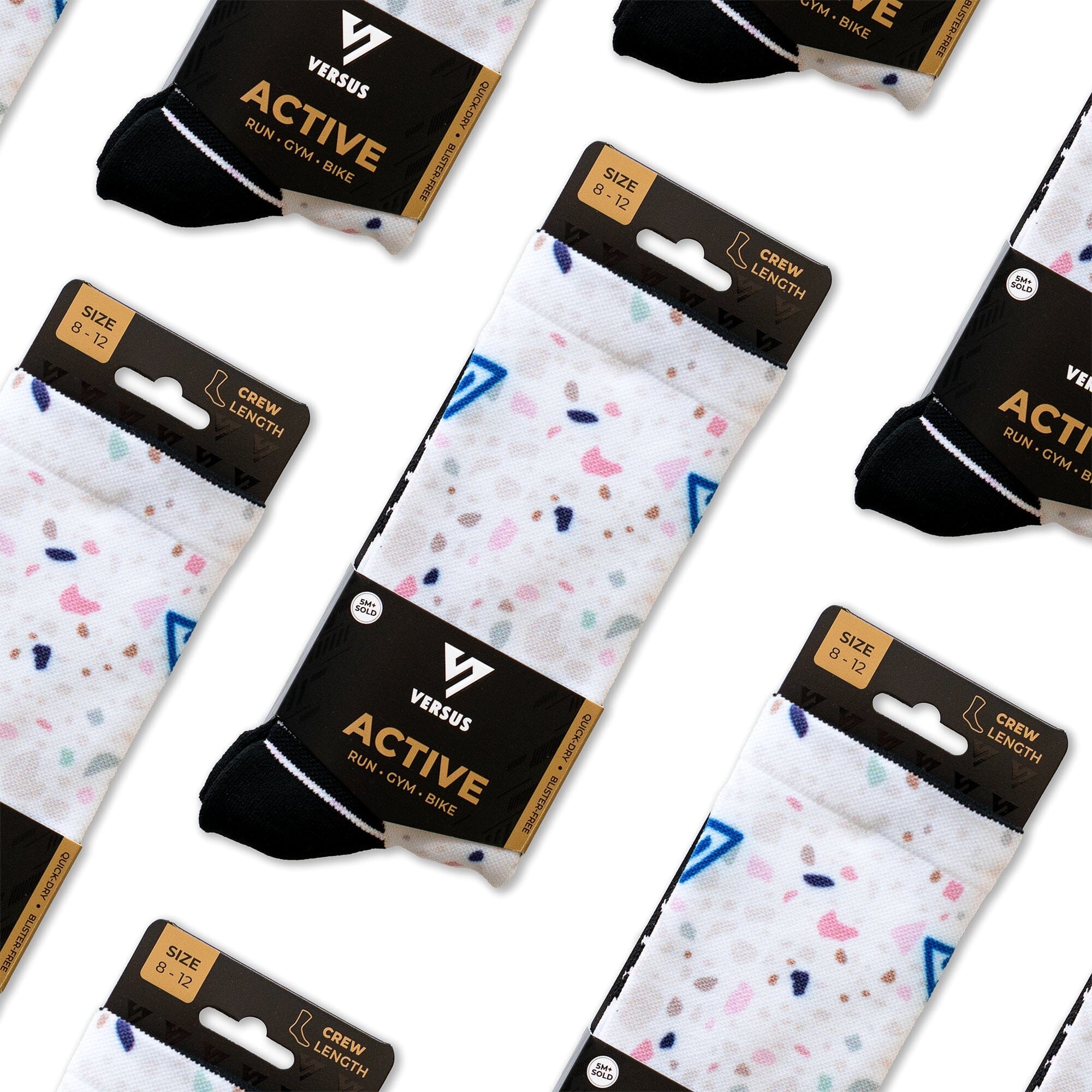 Versus Terazzo Active Crew Socks 