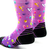 Versus Speckled Eggs Active Crew Socks 