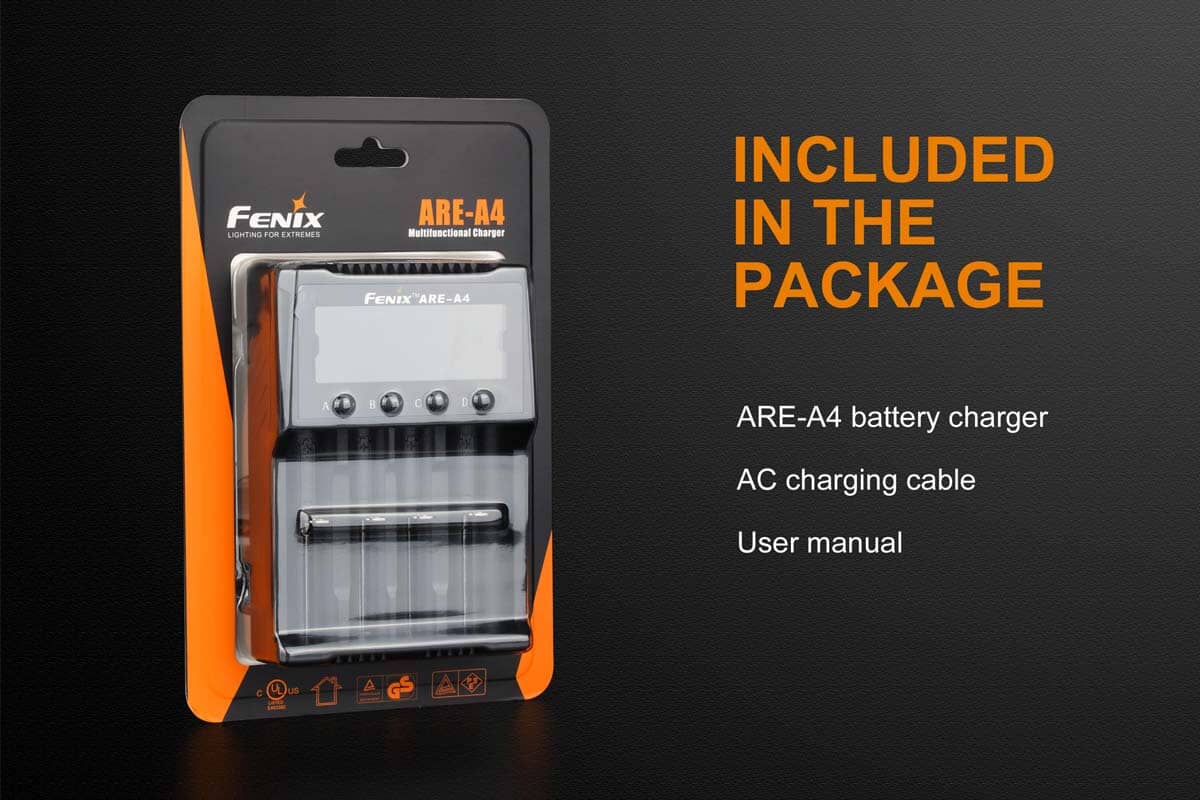 Fenix ARE-A4 Battery Charger 