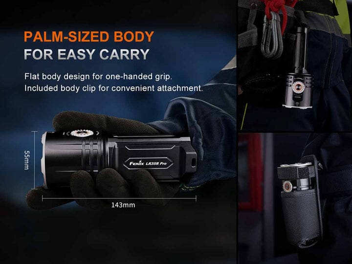 Fenix LR35R PRO 10000 Lumen Flashlight 