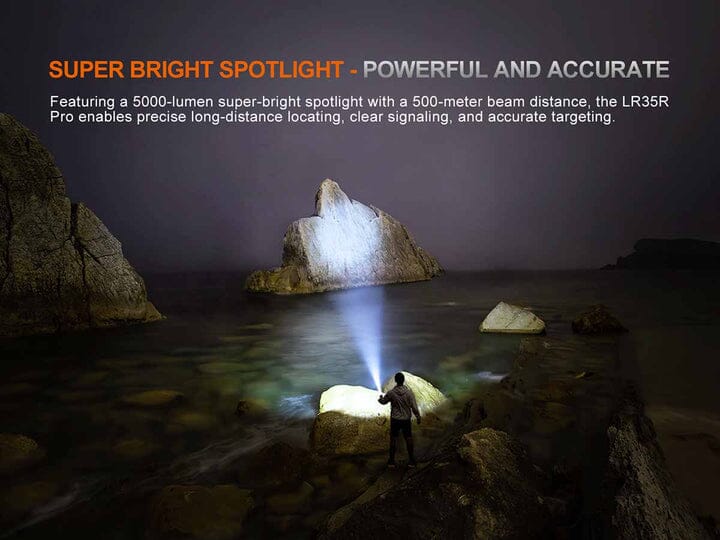 Fenix LR35R PRO 10000 Lumen Flashlight 