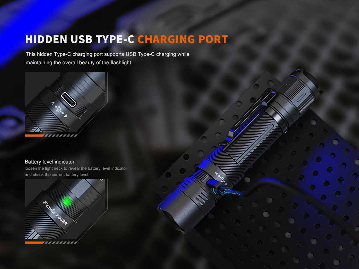 Fenix PD32R Rechargeable Flashlight 