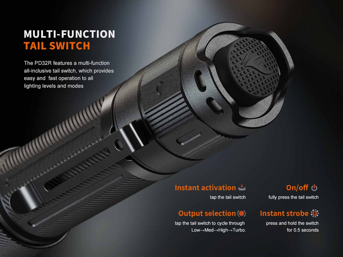 Fenix PD32R Rechargeable Flashlight 