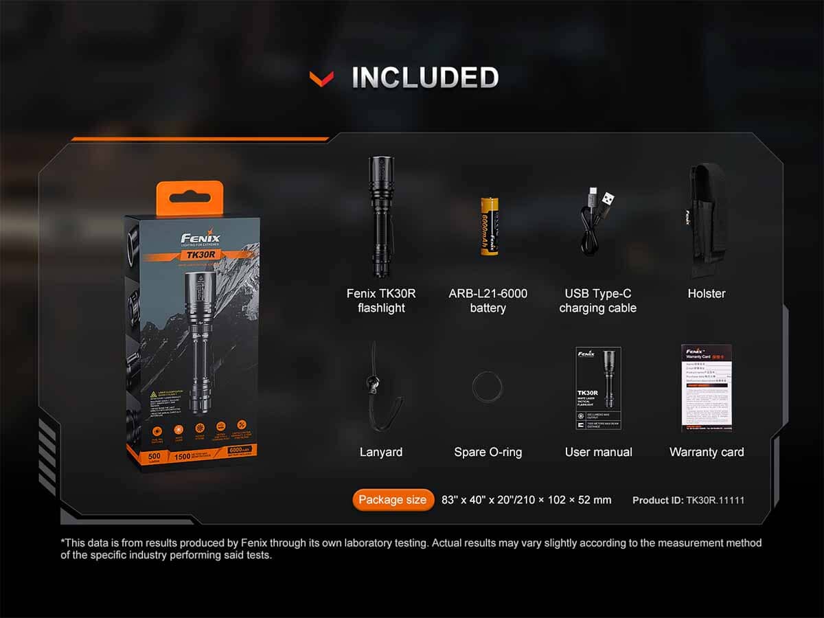 Fenix TK30R White Laser Flashlight 