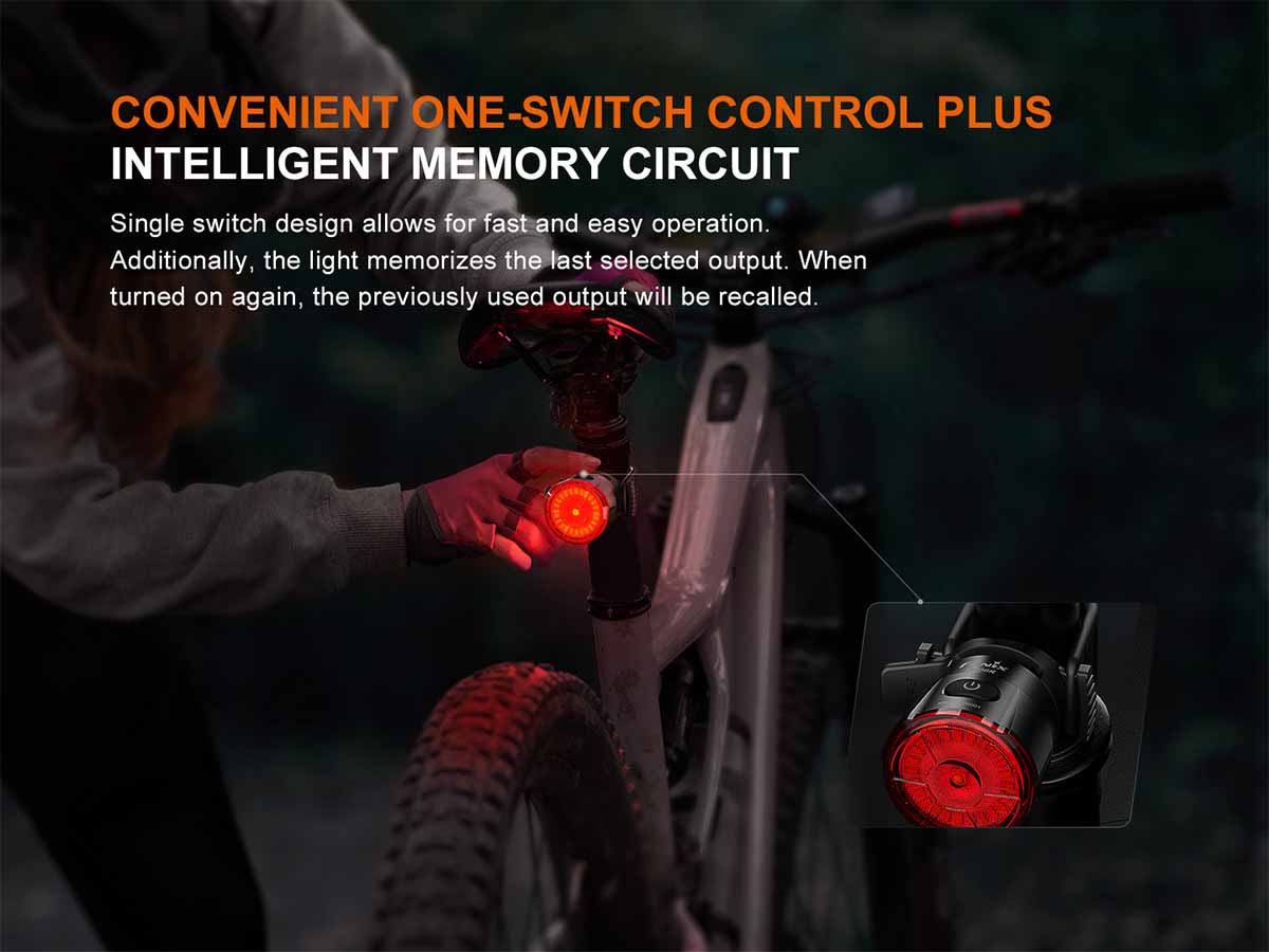 Fenix BC06R Rechargeable Bike Tail Light 