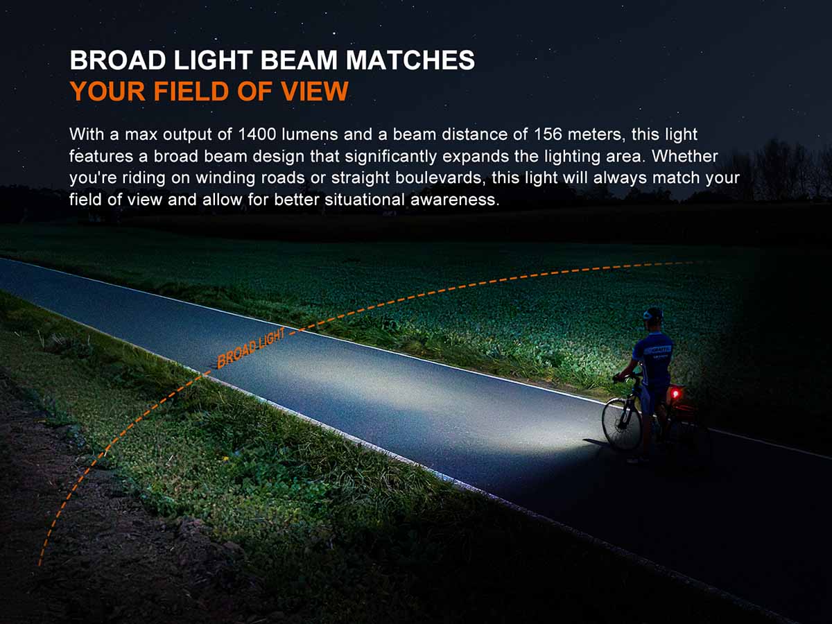 Fenix BC22R Rechargeable Bike Light 